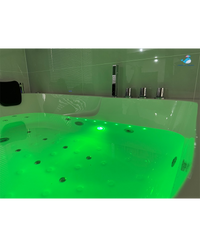 Vasca Idromassaggio Due Posti Rettangolare Riscaldatore Full 170x120cm Dx Sicorage Gruga