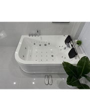 Vasca Idromassaggio Due Posti Rettangolare Riscaldatore Full 170x120cm Sx Sicorage Gruga