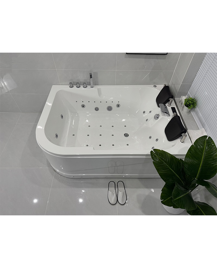 Vasca Idromassaggio Due Posti Rettangolare Riscaldatore Full 170x120cm Sx Sicorage Gruga