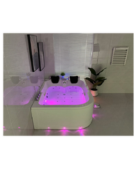 Vasca Idromassaggio Due Posti Rettangolare Riscaldatore Full 170x120cm Sx Sicorage Gruga