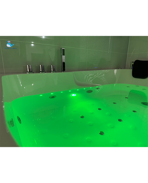 Vasca Idromassaggio Due Posti Rettangolare Riscaldatore Full 170x120cm Sx Sicorage Gruga