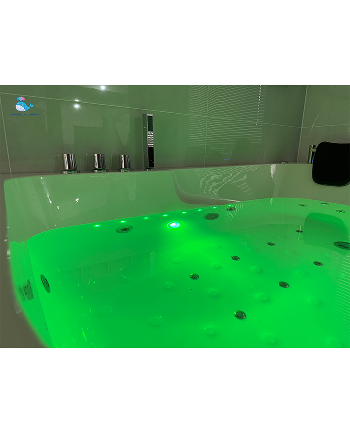 Vasca Idromassaggio Due Posti Rettangolare Riscaldatore Full 170x120cm Sx Sicorage Gruga