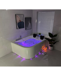 Vasca Idromassaggio Due Posti Rettangolare Riscaldatore Full 170x120cm Sx Sicorage Gruga