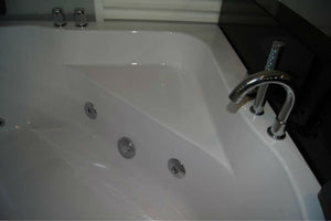 Vasca da bagno idromassaggio angolare 130x130x60cm Relpunt Takry