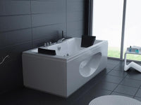 Vasca idromassaggio biposto rettangolare, full optional 180x90cm Sicorage Assapia
