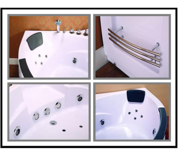 Vasca idromassaggio due posti Spa, Ozono 152x152cm Fralat Sicorage