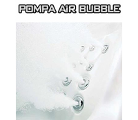 Vasca idromassaggio due posti Spa, Ozono 152x152cm Fralat Sicorage