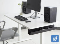 Vassoio Nascondi Cavi per Sottopiano Scrivania LogiLink Passacavi in Acciaio 600mm