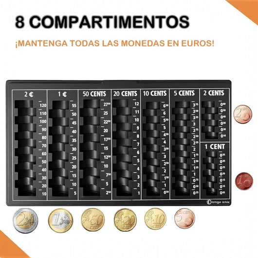 Vassoio organizer portamonete contamonete 8 scomparti art.70747