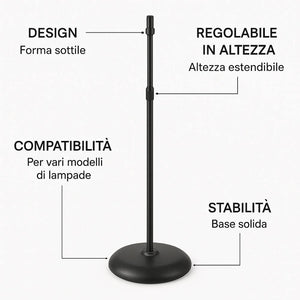 Kemper aa602 piantana professionale per lampade infrarossi