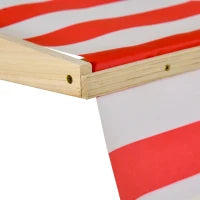 Sabbiera per Bambini 3-8 Anni con Tettuccio Regolabile, in Legno di Abete e Poliestere, 118x118x118 cm