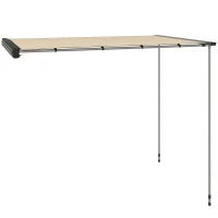 Tendalino da Tetto Auto Laterale e Impermeabile con Altezza Regolabile, 2.5x1.6m, Cachi