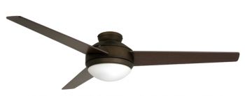 Ventilatore da soffitto bronzo con luce e telecomando 102 cm