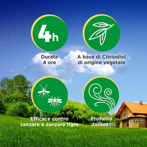 Lozione Antipuntura, Protezione Spray da Punture di Zanzara Tigre, Tafani ed Altri Insetti, 100ml, Orphea