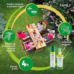 Lozione Antipuntura, Protezione Spray da Punture di Zanzara Tigre, Tafani ed Altri Insetti, 100ml, Orphea