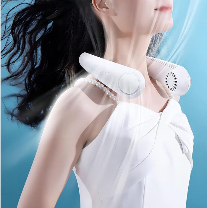 Ventilatore Da Collo Sport Palestra Ricaricabile Con 3 Velocità Regolabili