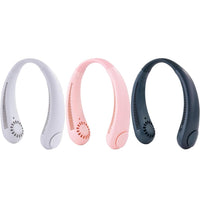 Ventilatore Da Collo Sport Palestra Ricaricabile Con 3 Velocità Regolabili