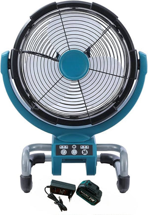 Ventilatore Portatile a Batteria 21V Per Campeggio Ufficio Casa Lavoro MLS0068