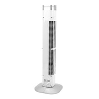 Ventilatore a Torre 55W con Display LED con Indicatore di Temperatura e Telecomando Colore Bianco 92cm
