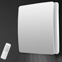 Ventola Aspirazione Bagno,Aspiratore Da Muro o Soffitto Con Coperchio 162X158mm Foro 100mm Profondità 73mm 15W 230V 50Hz 98m³/h 35dB