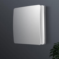Ventola Aspirazione Bagno,Aspiratore Da Muro o Soffitto Con Coperchio 162X158mm Foro 100mm Profondità 73mm 15W 230V 50Hz 98m³/h 35dB
