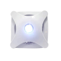 Ventola Aspirazione Bagno,Aspiratore Da Muro o Soffitto Piccolo e Potente 171X171mm Foro 100mm Profondità 84,6mm 10W 230V 50Hz 150m³/h 30dB