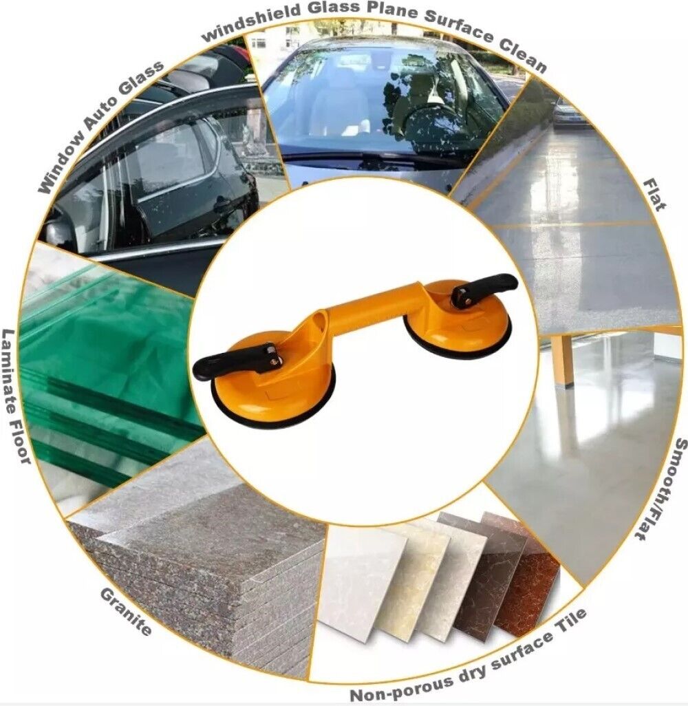 Ventosa Doppia per Sollevamento Sollevare Lastre di Vetro Piastrelle EP-50228