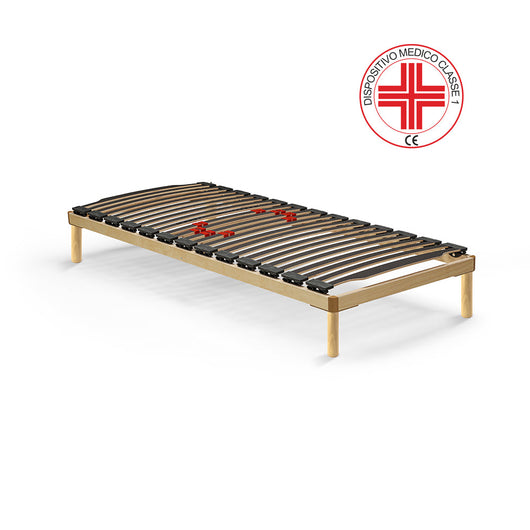 Rete Venus 120X190 26 doghe anti cigolio, con regolatori di rigidità autobloccanti e sospensioni SEBS|100% MADE IN ITALY - DISPOSITIVO MEDICO C1 DETRAIBILE 19%|