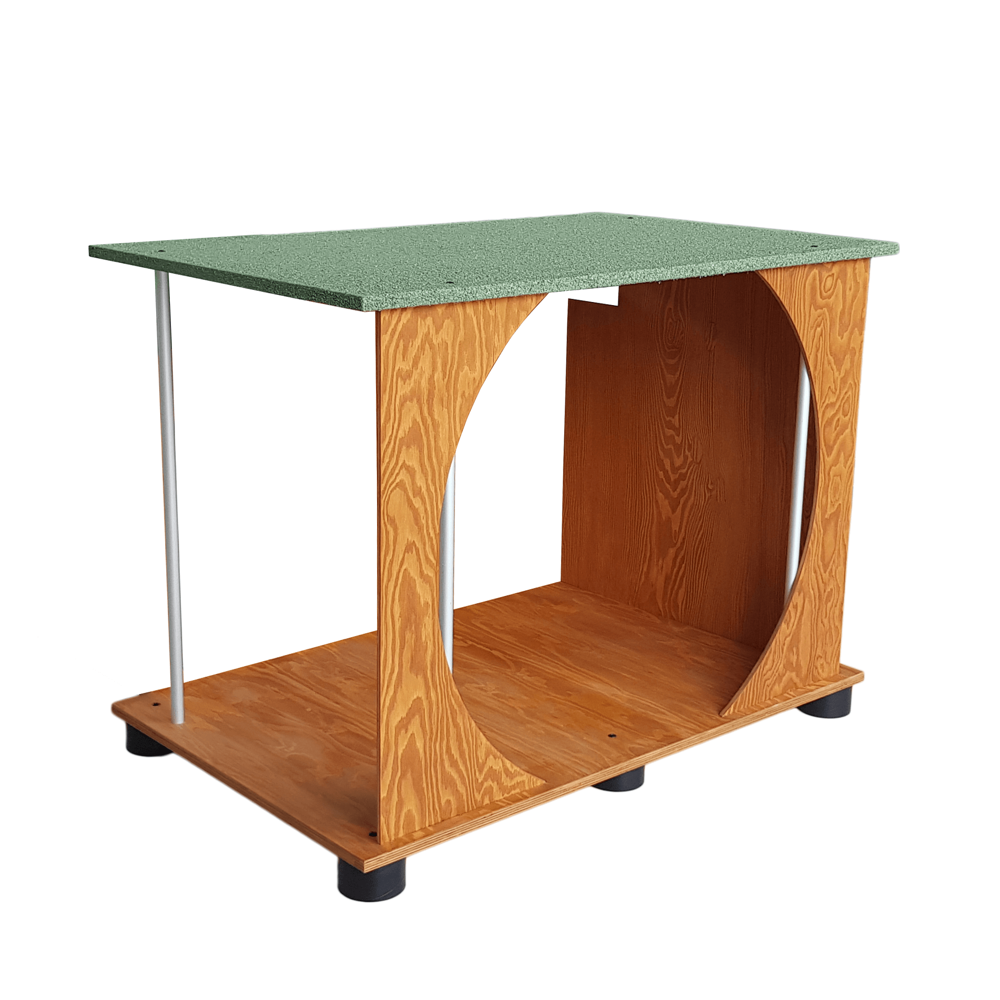 VERANDA IN LEGNO PER CUCCIA UNIVERSALE ALANO E SIMILI L.121 x P.78 x H.116 100% FABBRICATO IN ITALIA