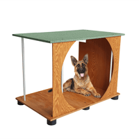 VERANDA IN LEGNO PER CUCCIA UNIVERSALE PASTORE E SIMILI L.102 xP. 67 x H.98 100% FABBRICATO IN ITALIA