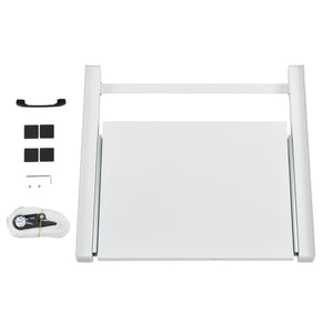 Kit di Sovrapposizione per Lavatrice e Asciugatrice con Piano Estraibile - Bianco [en.casa]
