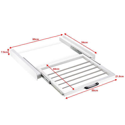 Kit sovrapposizione per lavasciuga standard cm 60 con portasciugamani bianco 03_0006459