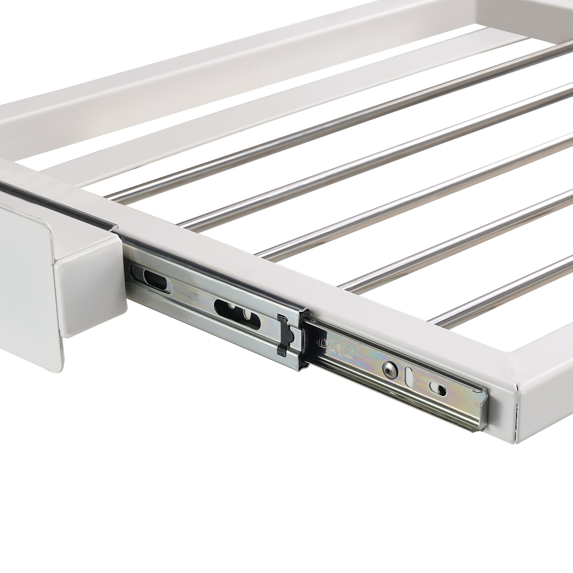 Kit di Sovrapposizione per Lavatrice e Asciugatrice Collegamento Universale con Piano Estraibile Porta Asciugamani