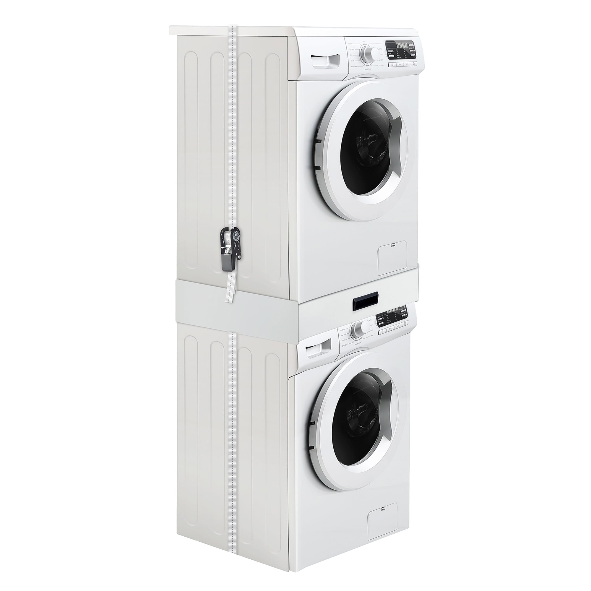 Kit di Sovrapposizione per Lavatrice e Asciugatrice Collegamento Universale con Cassetto [en.casa]