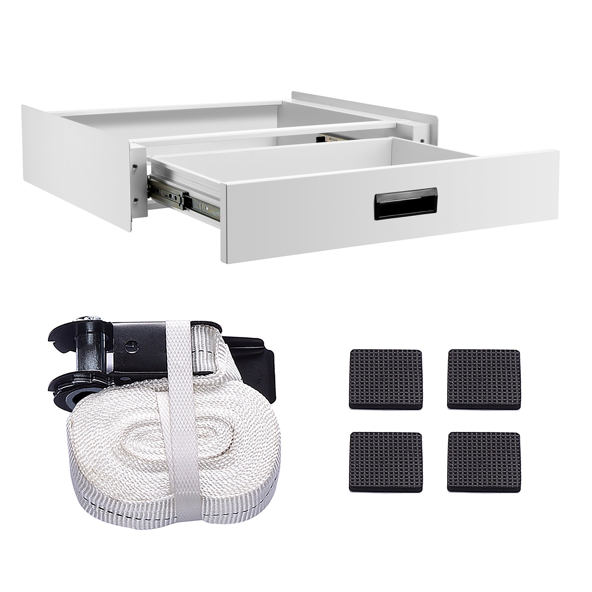 Kit di Sovrapposizione per Lavatrice e Asciugatrice Collegamento Universale con Cassetto [en.casa]