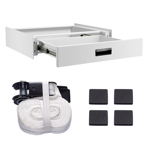 Kit di Sovrapposizione per Lavatrice e Asciugatrice Collegamento Universale con Cassetto [en.casa]