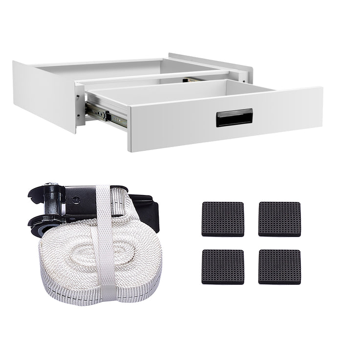 Kit di Sovrapposizione per Lavatrice e Asciugatrice Collegamento Universale con Cassetto [en.casa]