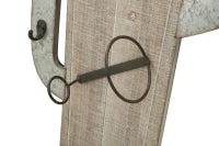 Porta Bottiglie Da Muro Cactus Cm 46X12X96