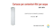 Cartuccia del Filtro Lavabile 50μ micron da 10 "