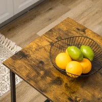 Bancone Bar Pieghevole Stile Industriale con Scaffale a 3 Ripiani, 120x76x91.4cm