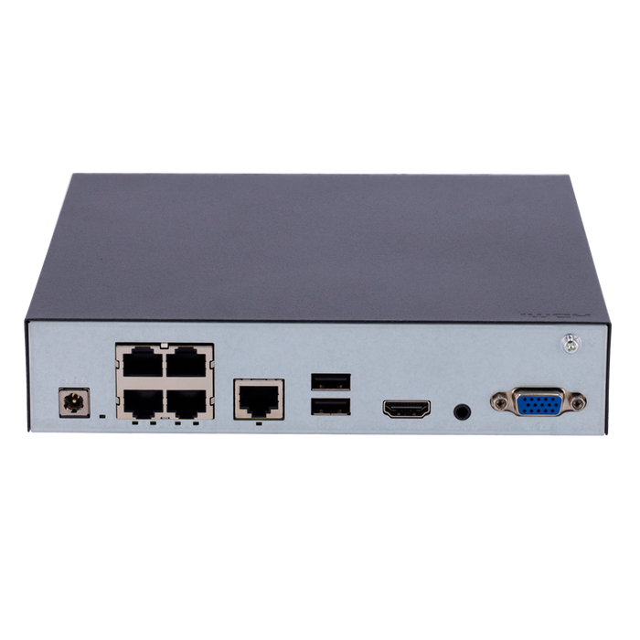 Videoregistratore NVR telecamere IP Uniarch 4 CH Ultra 265 PoE HDMI 4K e VGA Risoluzione 6 Mp