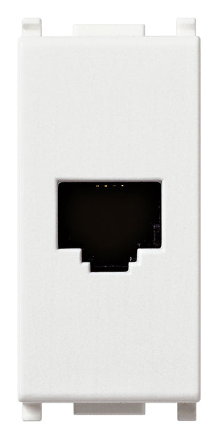 Vimar Plana Presa Telefonica RJ11 6/4 bianco 14320