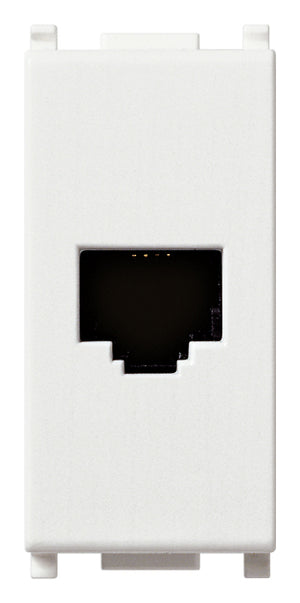 Vimar Plana Presa Telefonica RJ11 6/4 bianco 14320