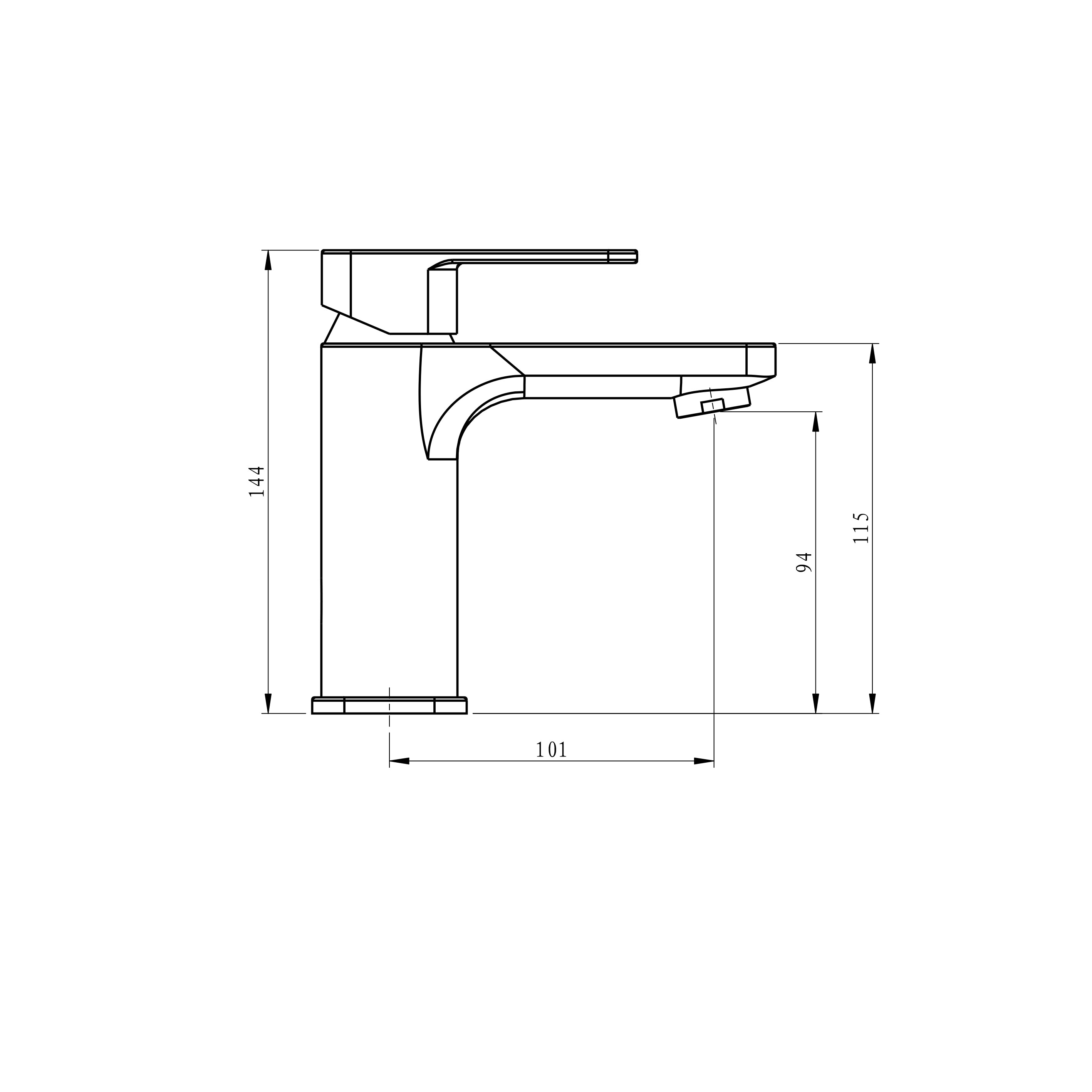 Ogomondo miscelatore rubinetto lavabo francia cromato bagno casa *** confezione 1