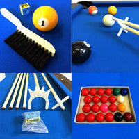 Tavolo da biliardo 8 piedi completo di accessori – Vintage Blue