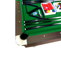 Tavolo da biliardo 8 piedi con panche contenitore – Vintage Green