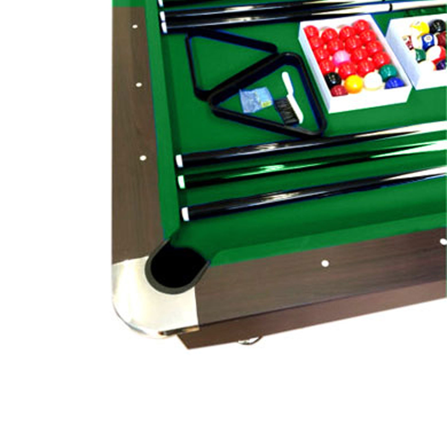 Tavolo da biliardo 8 piedi completo di accessori – Vintage Green