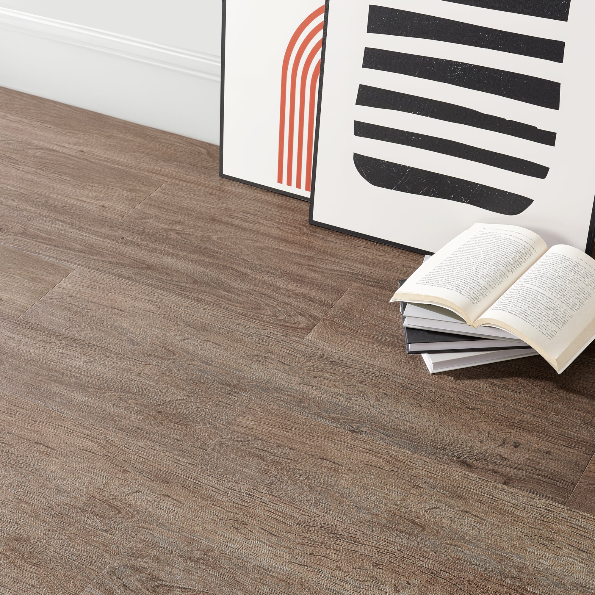 Pavimento Adesivo Vanola in PVC per Spazi Interni 7 listoni = 0,975 m² Effetto Quercia Canadese NEU.HOLZ