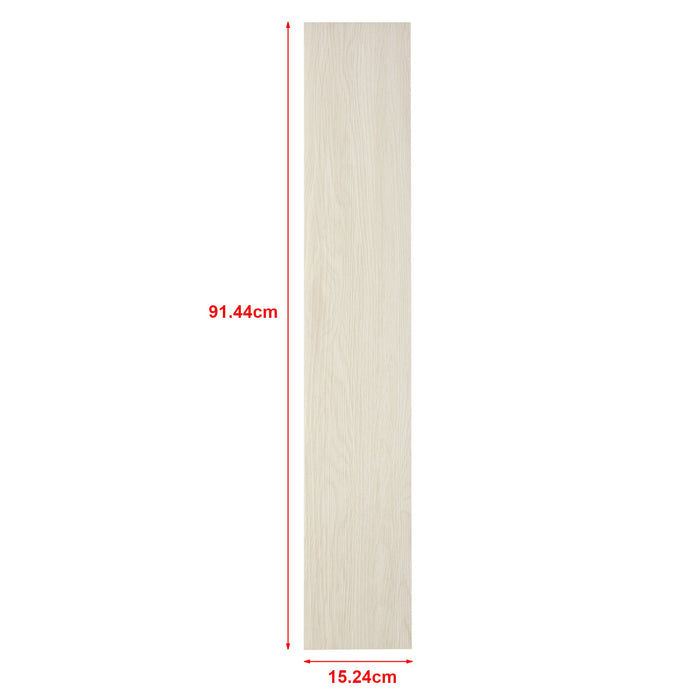 Valona Rivestimento pavimento adesivo vinilico PVC 28 pezzi 392 m² rovere vintage rovere bianco invecchiato 03_0007233