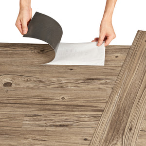 Piastrelle Adesive Vanola in PVC per Spazi Interni 7 listoni = 0,975 m² Effetto Rovere Rustico NEU.HOLZ